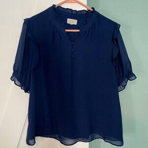Navy Blue Top Size Large